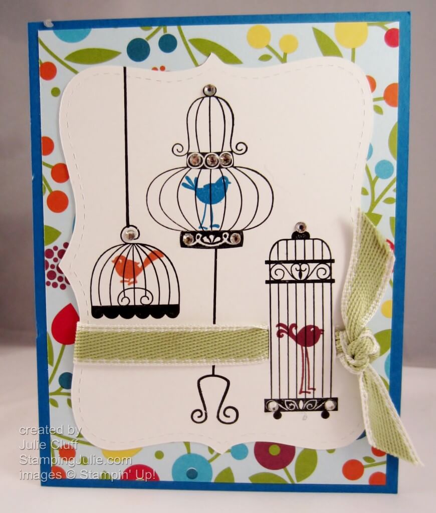 aviary top note card