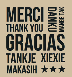 Thank You sign print