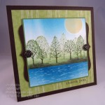 lovely as a tree lake card