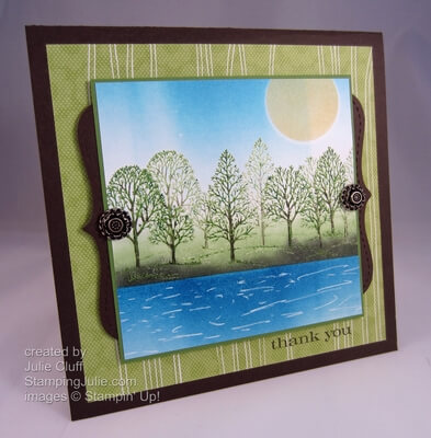 lovely as a tree lake card