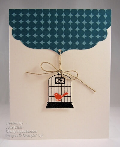 Stampin' Up! Aviary CAS Greeting Card
