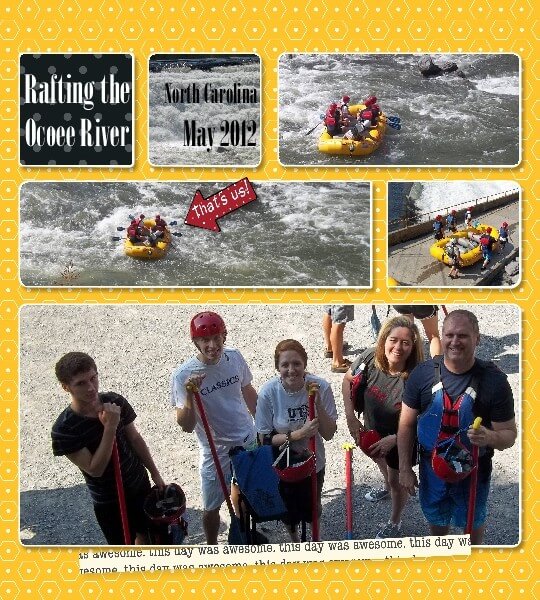 Check This Out rafting trip album page