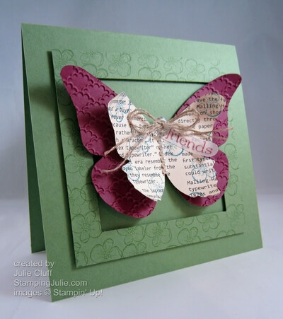 Reason to Smile Butterfly Art Card angle