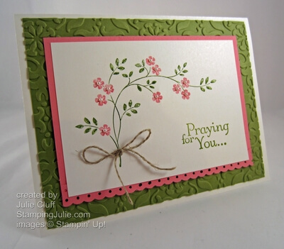 praying for you sympathy card