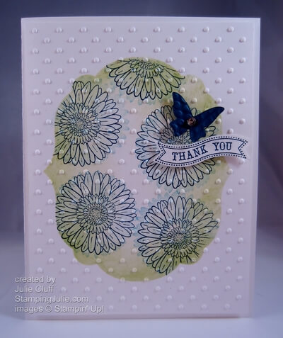 reason to smile thank you card with butterfly