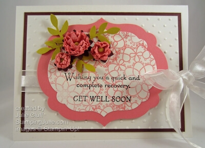 Thoughts & Prayers get well soon card