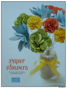 paper flowers how to