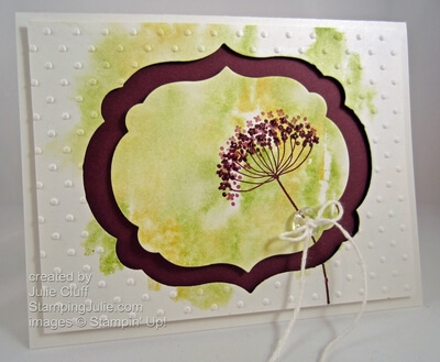 summer silhouettes watercolor greeting card angle