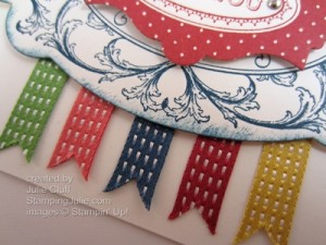 Layered Labels For You Friendship Card ribbon