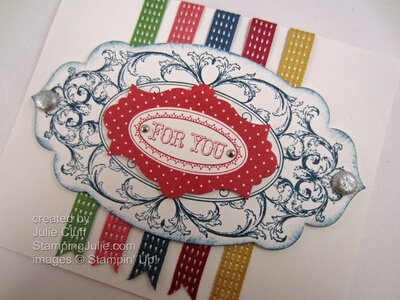 Layered Labels For You Friendship Card top
