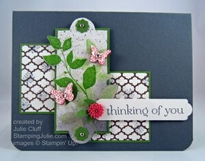 Summer Silhouettes thinking of you card