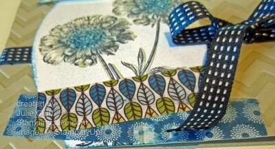 field flower love card washi tape