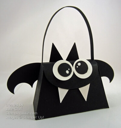 halloween bat purse treat box