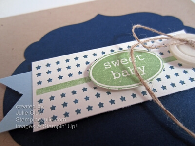 Its a wrap occasions baby gift card detail