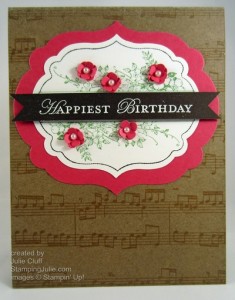 apothecary art birthday flower card