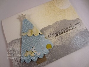 sweet essentials glimmer spritz christmas tree card close up