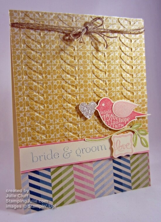 Ciao Baby! Blissful Bird Wedding Card make a card