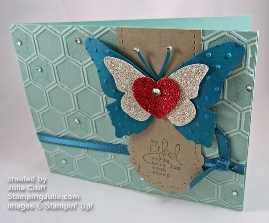 bloomin' marvelous heart butterfly card make a card