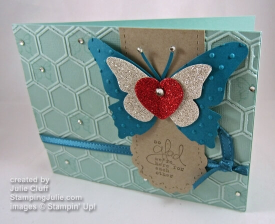 bloomin' marvelous heart butterfly card make a card