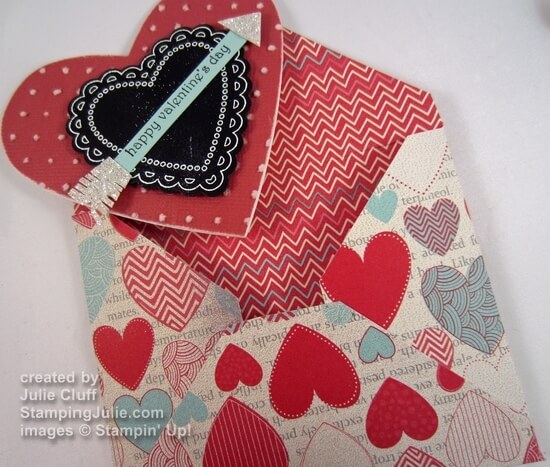 hearts a flutter heart card in envelope