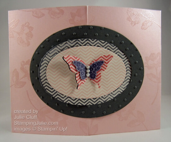 oh hello papillon butterfly gate card