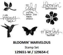 Bloomin' Marvelous stamp set