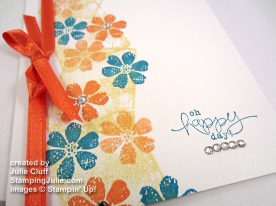 bloomin' marvelous block stamping