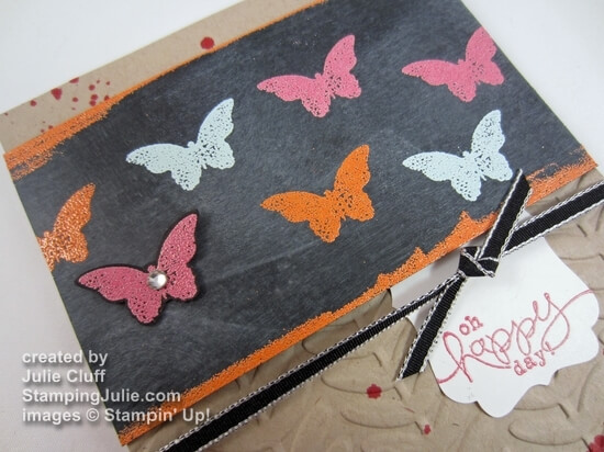 bloomin' marvelous chalkboard butterfly card detail