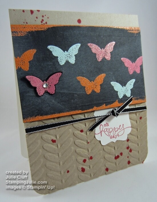 bloomin' marvelous chalkboard butterfly card 2