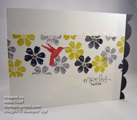 bloomin' marvelous primrose hummingbird card