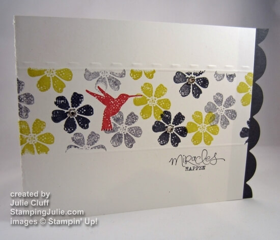 bloomin' marvelous primrose hummingbird card