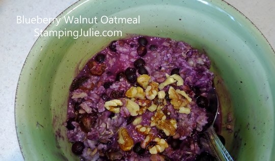 blueberry oatmeal