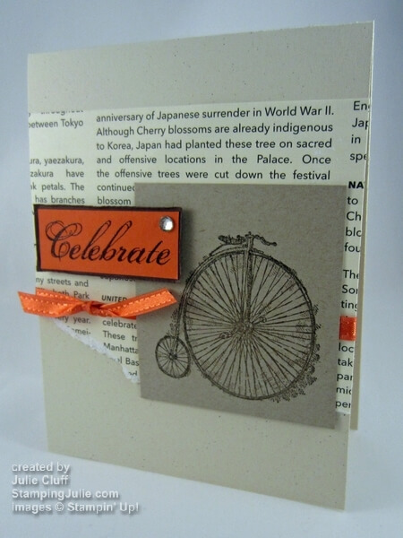 feeling sentimental bicycle card