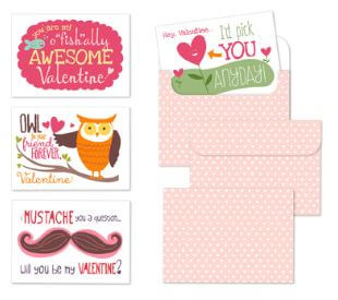 officially awesome valentine designer template digital download