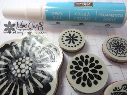 clear mount stamps with 2-way glue