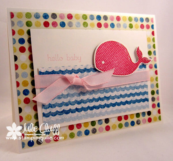 Oh Whale Baby card