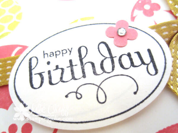 perfect punches birthday note card stampingjulie.com