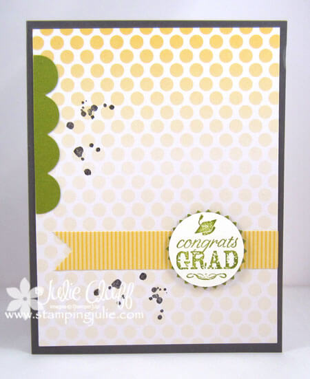 my paper pumpkin monthly craft kit graduation card stampingjulie.com