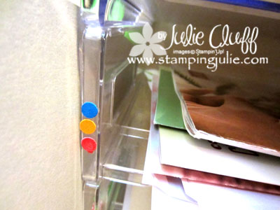 Stampin' up! new color storage
