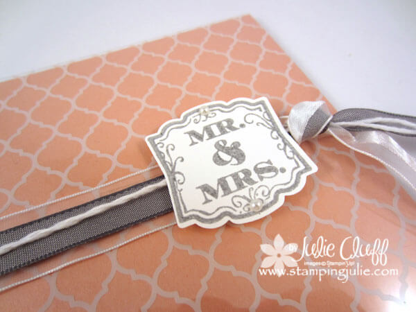 label love mr & mrs wedding card stampingjulie.com