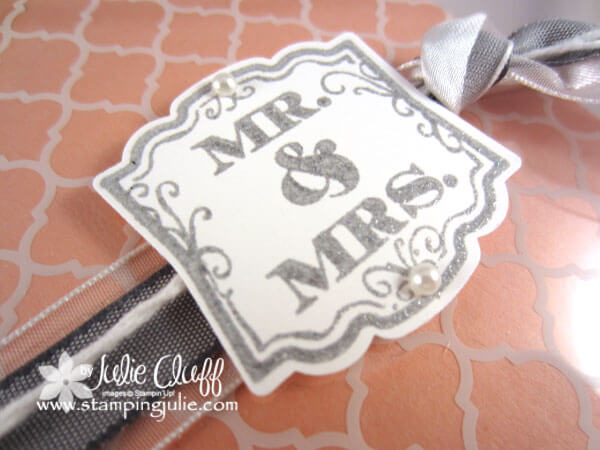 label love mr & mrs wedding card stampingjulie.com