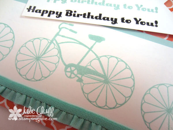 cycle celebration birthday card stampingjulie cards stampin up