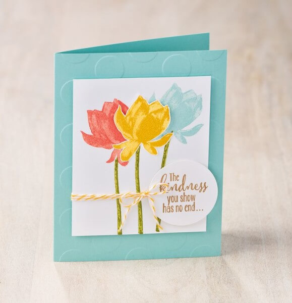 lotus blossom card