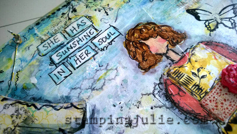 sunshine-in-her-soul-mixed-media-stampingjulie-words